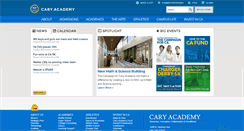 Desktop Screenshot of caryacademy.org